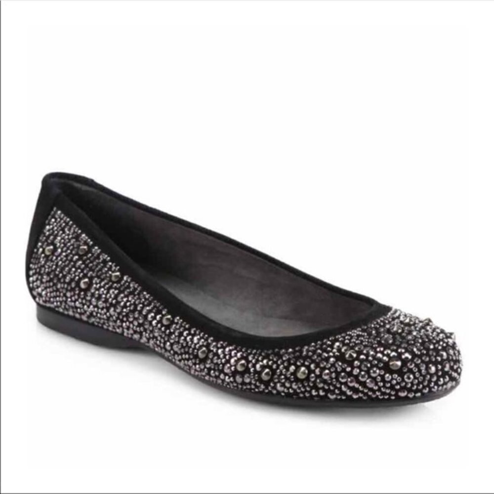 Stuart Weitzman Cia Nubeads Studded Ballet Flats‎